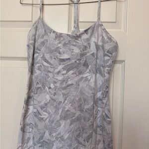 lululemon athletica Gray Patterned Tank Top